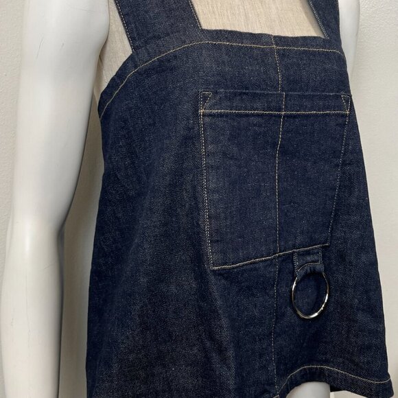 - FLORA ANIMALIA DENIM APRON TOP - Picture 7 of 10